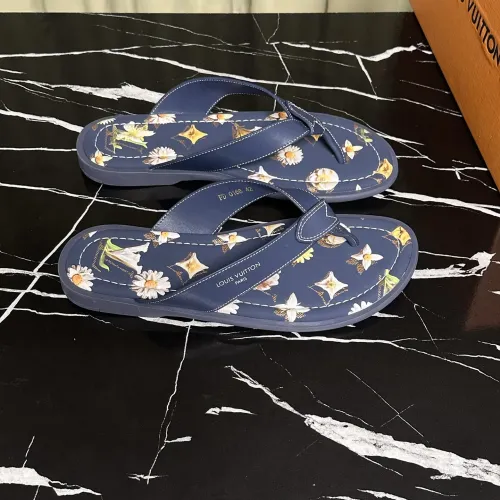 Replica Louis Vuitton Slippers For Men #1455986 $56.00 USD for Wholesale