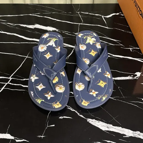 Replica Louis Vuitton Slippers For Men #1455986 $56.00 USD for Wholesale