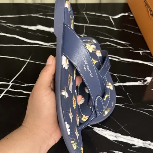 Replica Louis Vuitton Slippers For Men #1455986 $56.00 USD for Wholesale