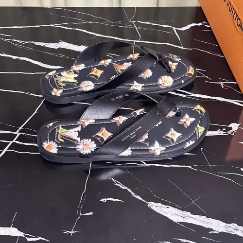 Replica Louis Vuitton Slippers For Men #1455987 $56.00 USD for Wholesale