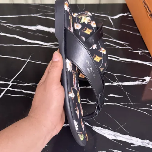 Replica Louis Vuitton Slippers For Men #1455987 $56.00 USD for Wholesale