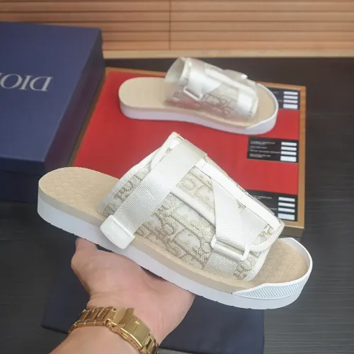 Replica Christian Dior Slippers For Men #1455988 $64.00 USD for Wholesale