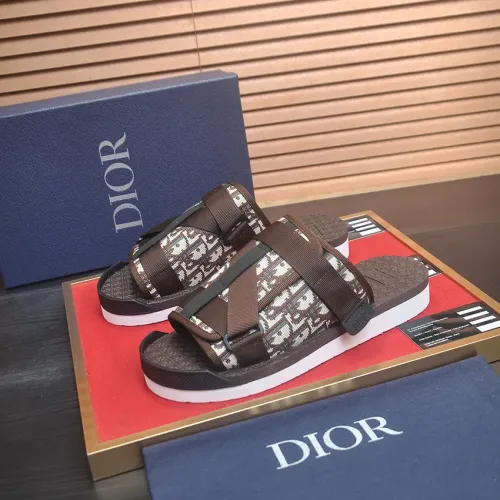Wholesale Christian Dior Slippers For Men #1455989 $64.00 USD, Wholesale Quality Replica Christian Dior Slippers