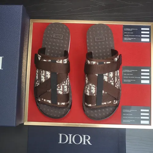 Replica Christian Dior Slippers For Men #1455989 $64.00 USD for Wholesale