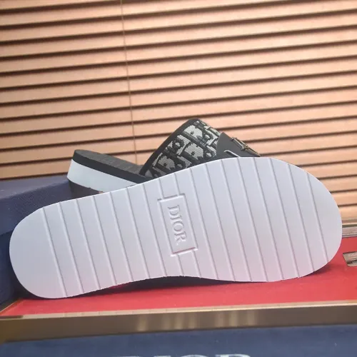 Replica Christian Dior Slippers For Men #1455992 $68.00 USD for Wholesale