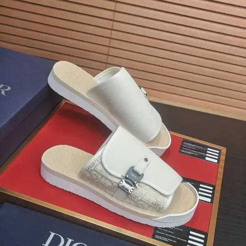 Replica Christian Dior Slippers For Men #1455993 $68.00 USD for Wholesale