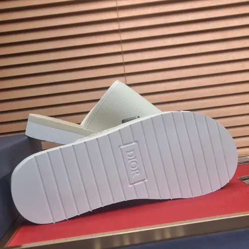 Replica Christian Dior Slippers For Men #1455993 $68.00 USD for Wholesale