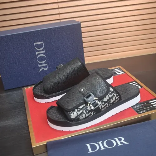 Wholesale Christian Dior Slippers For Men #1455994 $68.00 USD, Wholesale Quality Replica Christian Dior Slippers