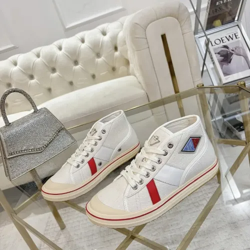 Wholesale Bottega Veneta BV High Tops Shoes For Women #1456013 $98.00 USD, Wholesale Quality Replica Bottega Veneta BV High Tops Shoes