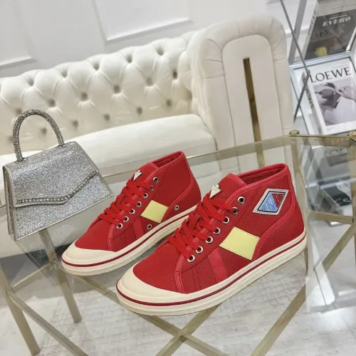 Wholesale Bottega Veneta BV High Tops Shoes For Women #1456015 $98.00 USD, Wholesale Quality Replica Bottega Veneta BV High Tops Shoes
