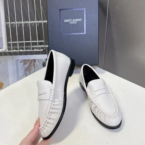 Replica Yves Saint Laurent YSL Leather Shoes For Men #1456116 $125.00 USD for Wholesale