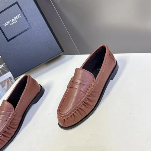 Replica Yves Saint Laurent YSL Leather Shoes For Men #1456124 $125.00 USD for Wholesale