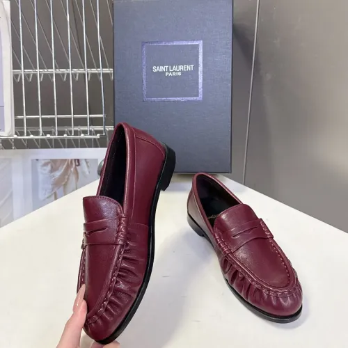 Replica Yves Saint Laurent YSL Leather Shoes For Men #1456126 $125.00 USD for Wholesale