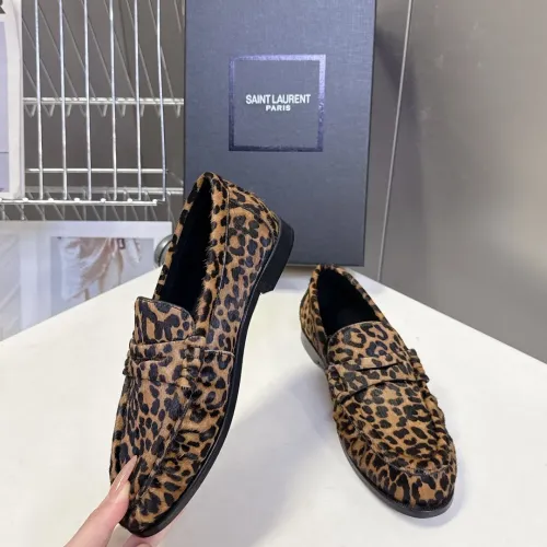 Replica Yves Saint Laurent YSL Leather Shoes For Women #1456127 $118.00 USD for Wholesale