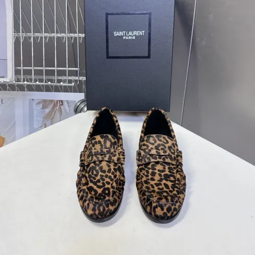 Replica Yves Saint Laurent YSL Leather Shoes For Men #1456128 $125.00 USD for Wholesale