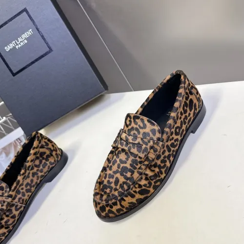 Replica Yves Saint Laurent YSL Leather Shoes For Men #1456128 $125.00 USD for Wholesale