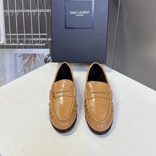 Replica Yves Saint Laurent YSL Leather Shoes For Men #1456132 $125.00 USD for Wholesale