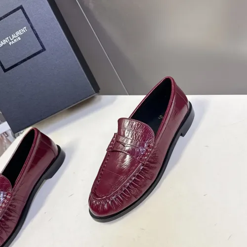 Replica Yves Saint Laurent YSL Leather Shoes For Men #1456134 $125.00 USD for Wholesale