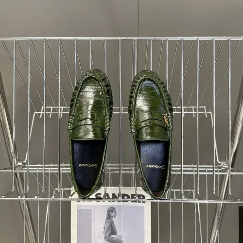 Replica Yves Saint Laurent YSL Leather Shoes For Women #1456135 $118.00 USD for Wholesale