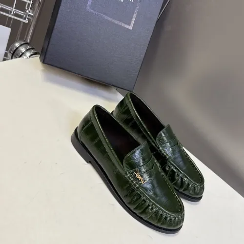Wholesale Yves Saint Laurent YSL Leather Shoes For Men #1456136 $125.00 USD, Wholesale Quality Replica Yves Saint Laurent YSL Leather Shoes
