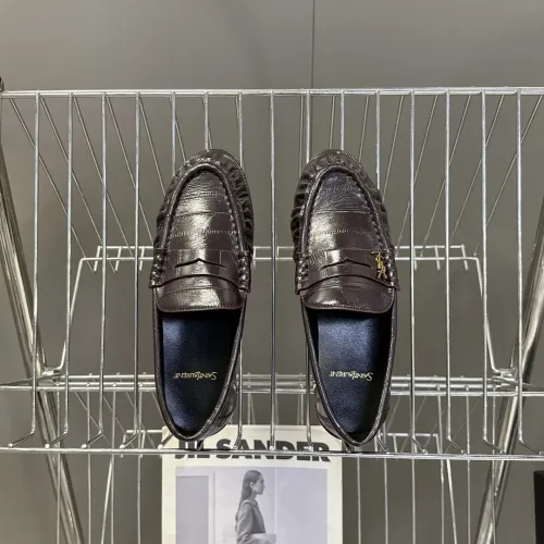 Replica Yves Saint Laurent YSL Leather Shoes For Women #1456137 $118.00 USD for Wholesale