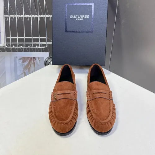 Replica Yves Saint Laurent YSL Leather Shoes For Women #1456143 $118.00 USD for Wholesale