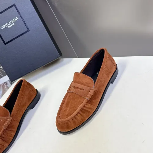 Replica Yves Saint Laurent YSL Leather Shoes For Men #1456144 $125.00 USD for Wholesale