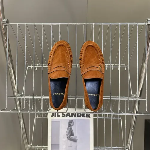 Replica Yves Saint Laurent YSL Leather Shoes For Men #1456144 $125.00 USD for Wholesale