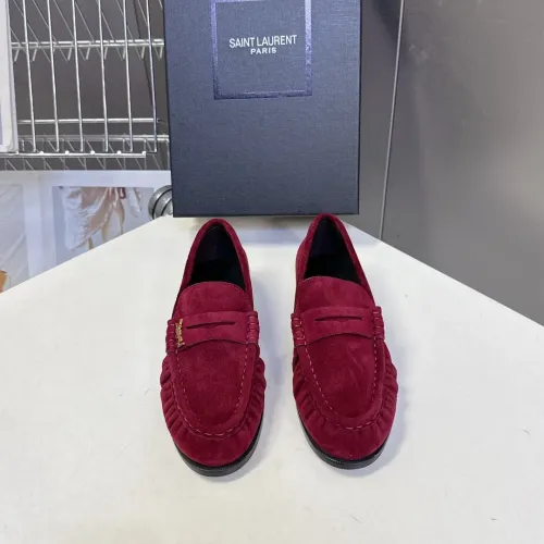 Replica Yves Saint Laurent YSL Leather Shoes For Men #1456146 $125.00 USD for Wholesale