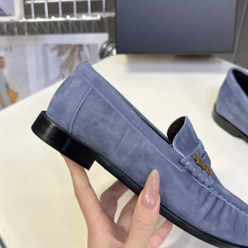 Replica Yves Saint Laurent YSL Leather Shoes For Men #1456148 $125.00 USD for Wholesale
