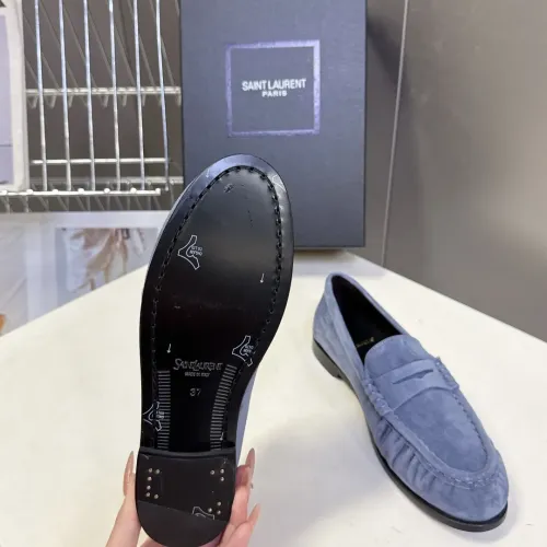 Replica Yves Saint Laurent YSL Leather Shoes For Men #1456148 $125.00 USD for Wholesale