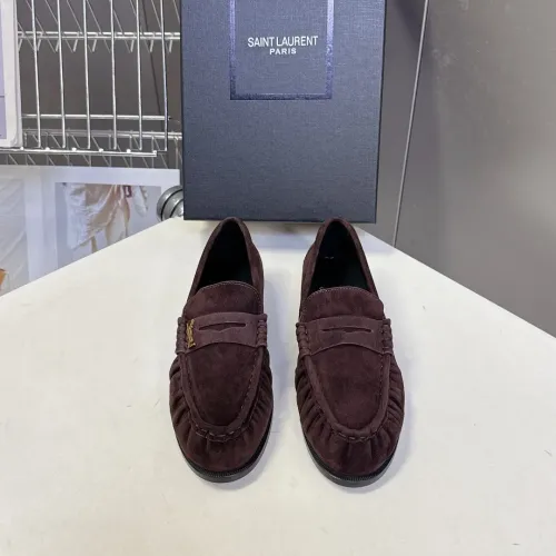 Replica Yves Saint Laurent YSL Leather Shoes For Women #1456149 $118.00 USD for Wholesale