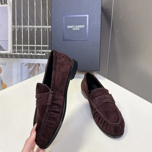 Replica Yves Saint Laurent YSL Leather Shoes For Men #1456150 $125.00 USD for Wholesale