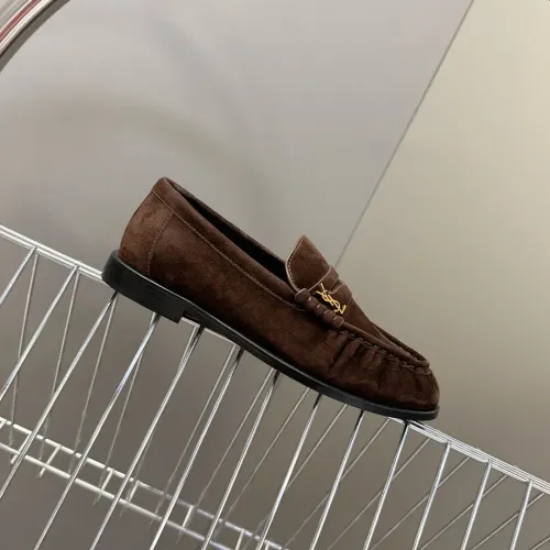 Replica Yves Saint Laurent YSL Leather Shoes For Men #1456150 $125.00 USD for Wholesale