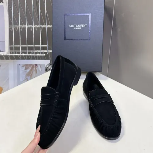 Replica Yves Saint Laurent YSL Leather Shoes For Women #1456151 $118.00 USD for Wholesale