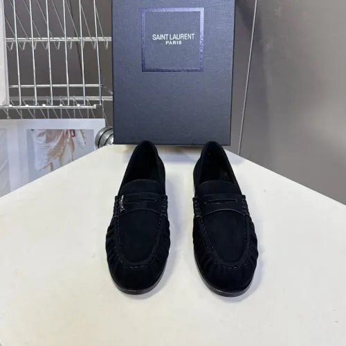 Replica Yves Saint Laurent YSL Leather Shoes For Men #1456152 $125.00 USD for Wholesale