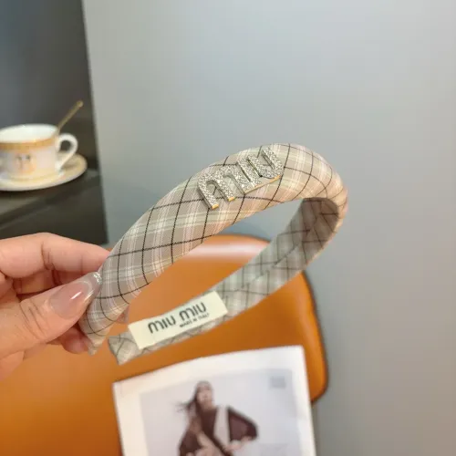 Wholesale MIU MIU Headband For Women #1456230 $27.00 USD, Wholesale Quality Replica MIU MIU Headband