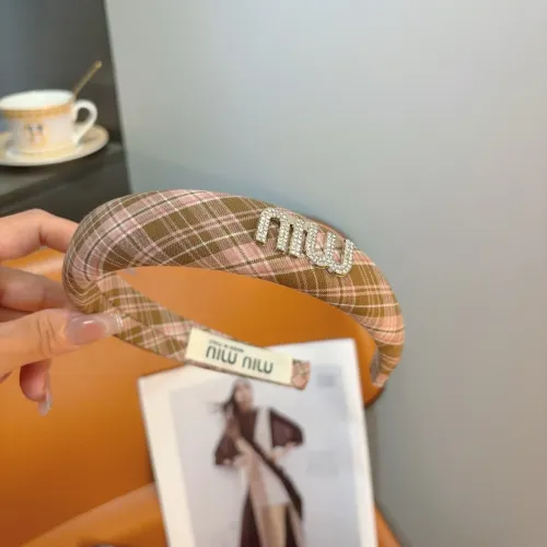 Replica MIU MIU Headband For Women #1456231 $27.00 USD for Wholesale