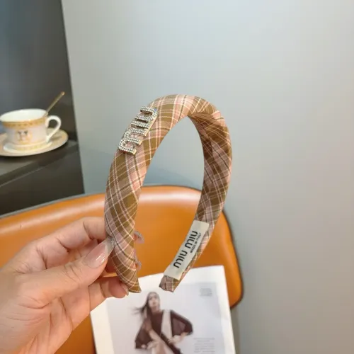 Replica MIU MIU Headband For Women #1456231 $27.00 USD for Wholesale