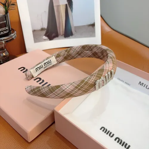 Replica MIU MIU Headband For Women #1456231 $27.00 USD for Wholesale