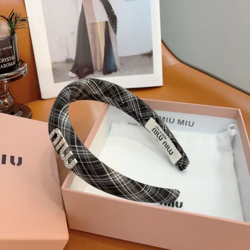 Replica MIU MIU Headband For Women #1456233 $27.00 USD for Wholesale