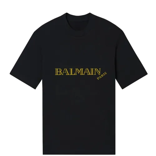 Wholesale Balmain T-Shirts Short Sleeved For Men #1456248 $24.00 USD, Wholesale Quality Replica Balmain T-Shirts