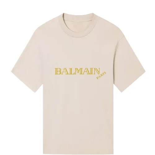 Wholesale Balmain T-Shirts Short Sleeved For Men #1456250 $24.00 USD, Wholesale Quality Replica Balmain T-Shirts