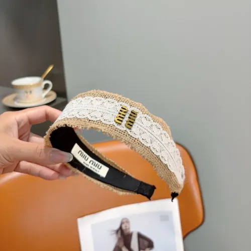 Replica MIU MIU Headband For Women #1456495 $27.00 USD for Wholesale