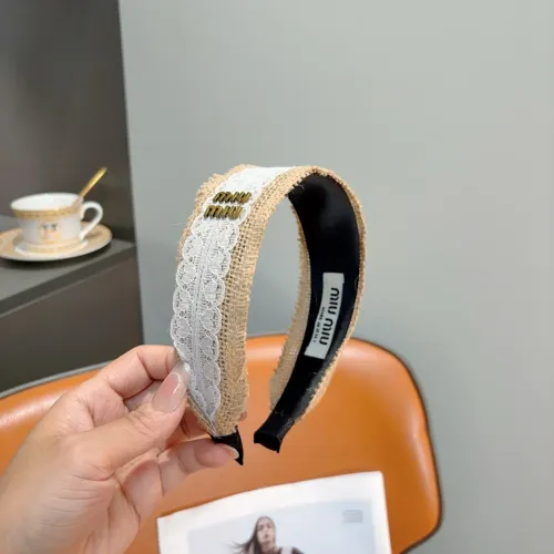 Replica MIU MIU Headband For Women #1456495 $27.00 USD for Wholesale