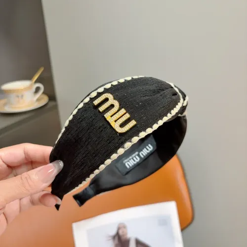 Wholesale MIU MIU Headband For Women #1456629 $27.00 USD, Wholesale Quality Replica MIU MIU Headband