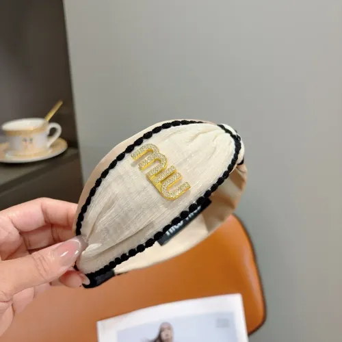 Wholesale MIU MIU Headband For Women #1456630 $27.00 USD, Wholesale Quality Replica MIU MIU Headband