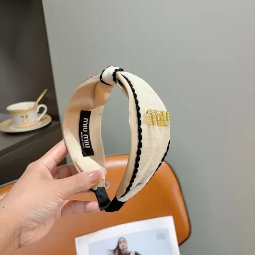 Replica MIU MIU Headband For Women #1456630 $27.00 USD for Wholesale
