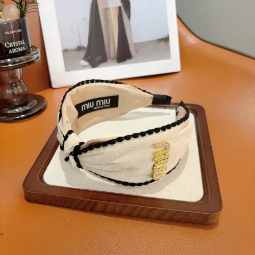 Replica MIU MIU Headband For Women #1456630 $27.00 USD for Wholesale