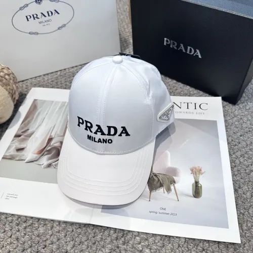 Wholesale Prada Caps #1456686 $25.00 USD, Wholesale Quality Replica Prada Caps